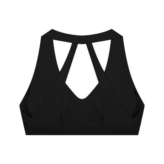 HYL Halter Cropped Sports Bra